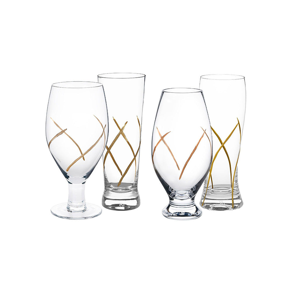 Shaze The Beerstein Glasses (Pack of 4)