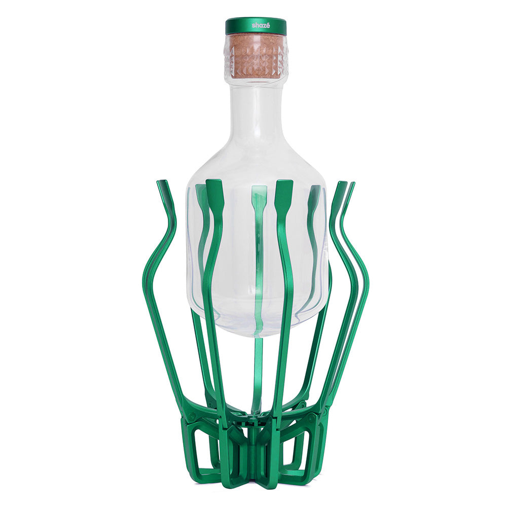 Shaze Green Cage Decanter For Wine, Liquor, Scotch, Bourbon, Vodka 1000 ml