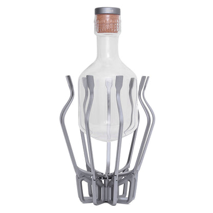 Shaze Silver Cage Decanter For Wine, Liquor, Scotch, Bourbon, Vodka 1000 ml