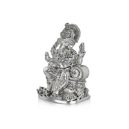 Shaze The Royale Religious Figurine Home Decor Base Material Resin and Silver Plated