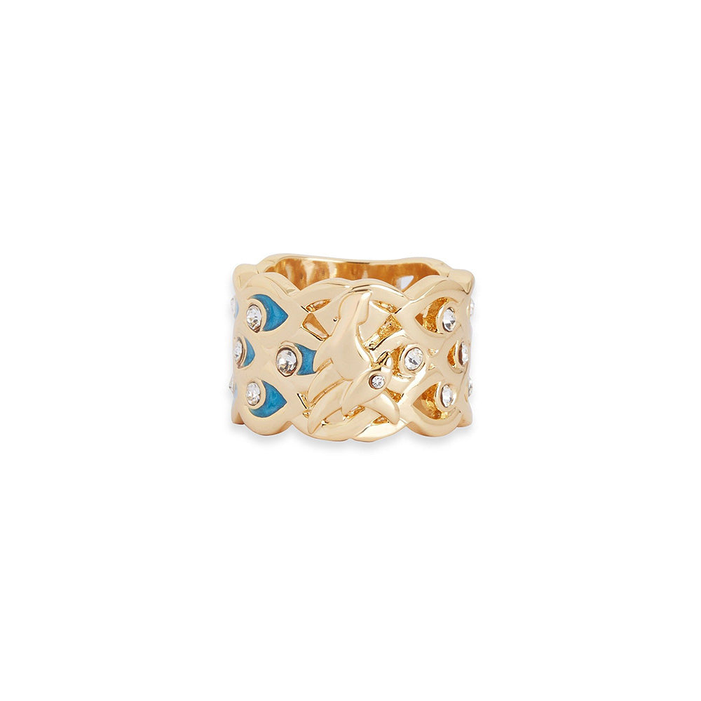 Shaze Erba Zircon Blue Ring