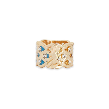 Shaze Erba Zircon Blue Ring
