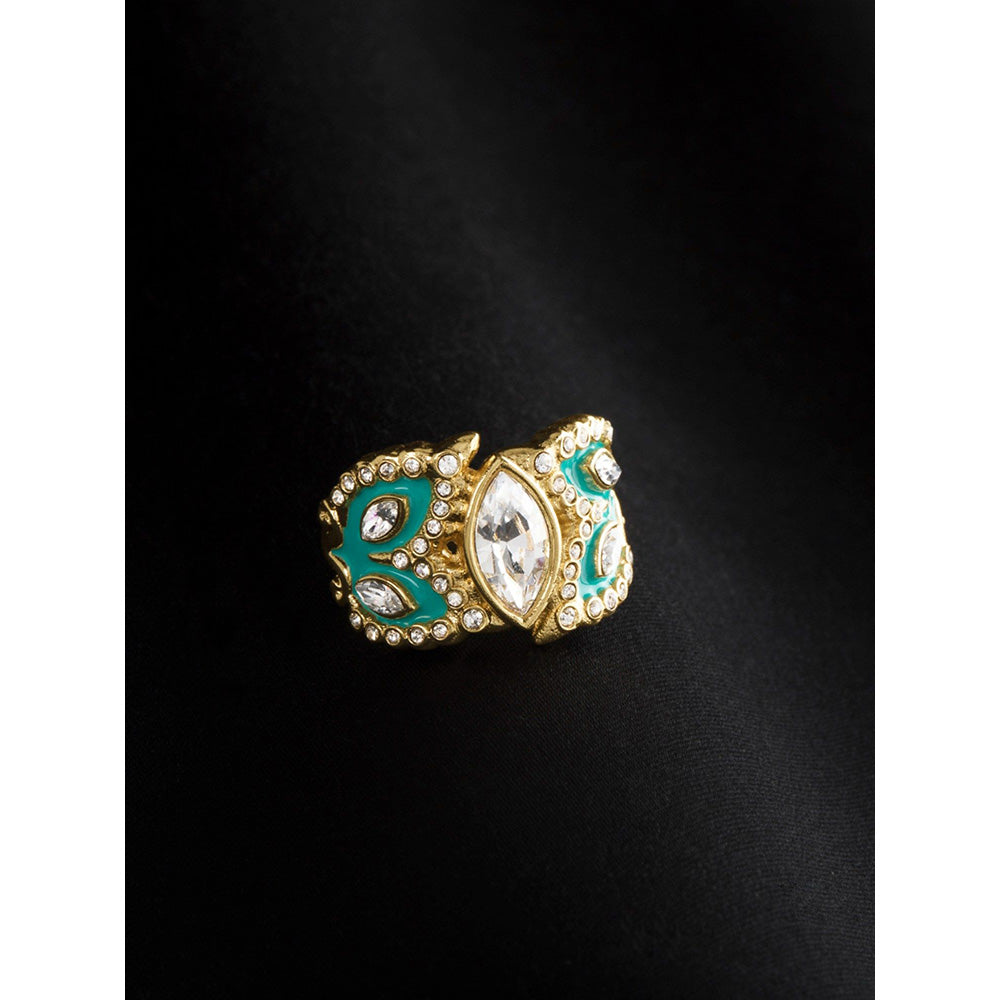 Shaze Verona Classic Green Ring