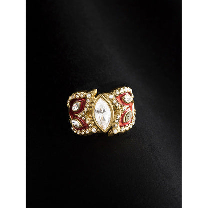 Shaze Verona Classic Maroon Ring