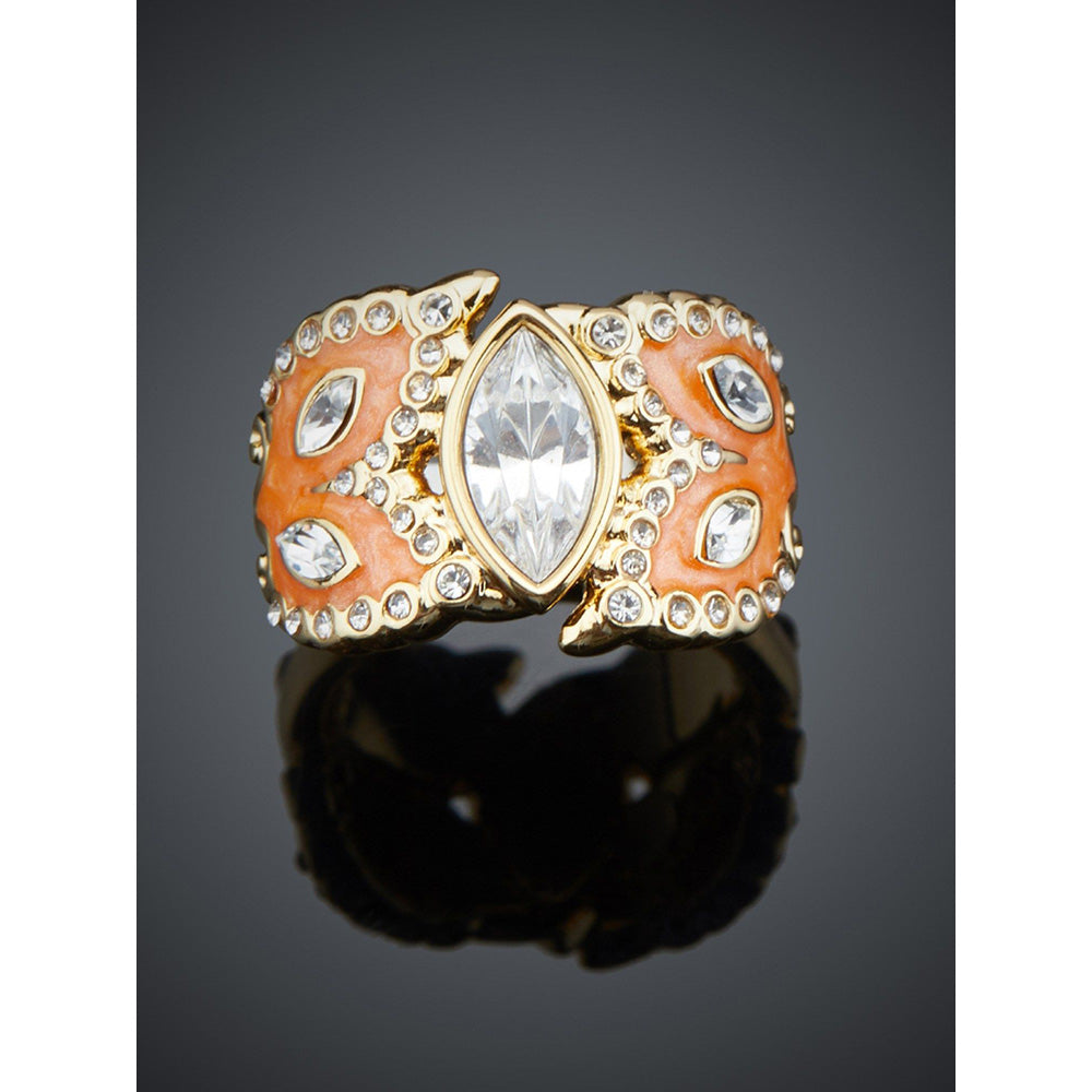 Shaze Verona Classic Orange Ring