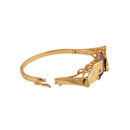 Shaze Brown Snitch Gold Plated Obscurus Bracelet