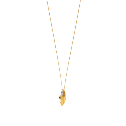 Shaze Cubic Zirconia Gold Plated Pendant