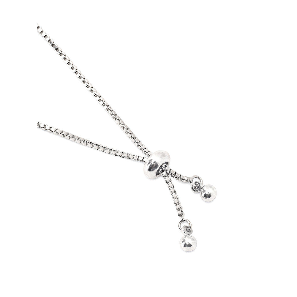 Shaze Starburst White Stone Bracelet