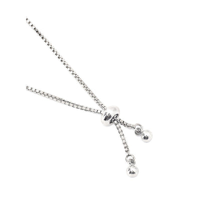 Shaze Starburst White Stone Bracelet