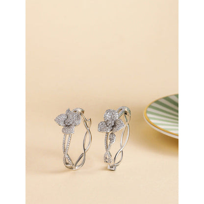 Shaze Hermias Heart Hoops Earrings