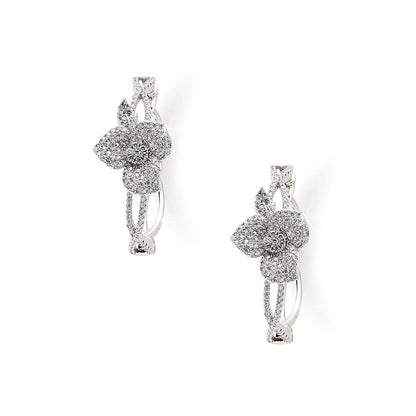 Shaze Hermias Heart Hoops Earrings