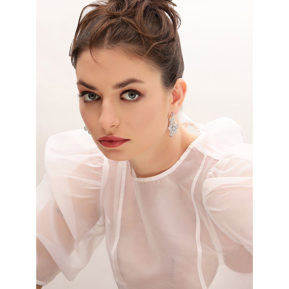 Shaze Hermias Heart Hoops Earrings
