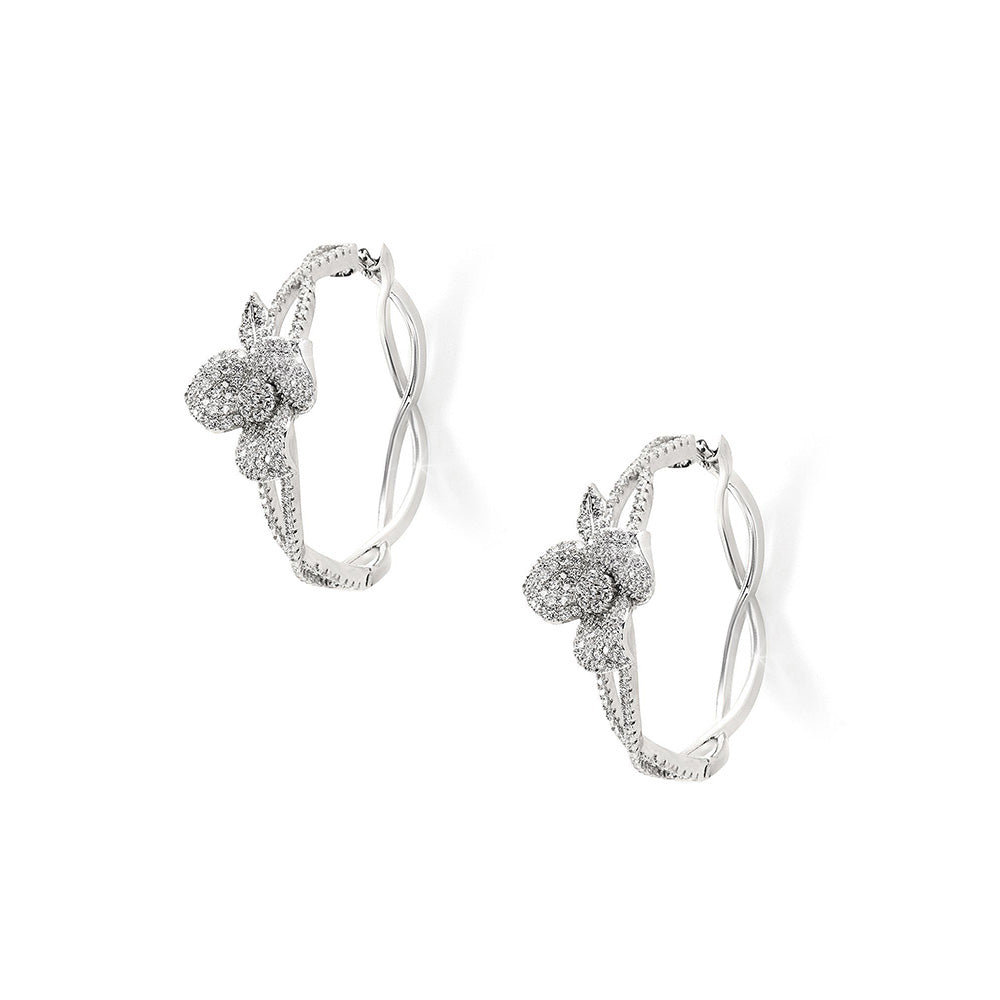 Shaze Hermias Heart Hoops Earrings