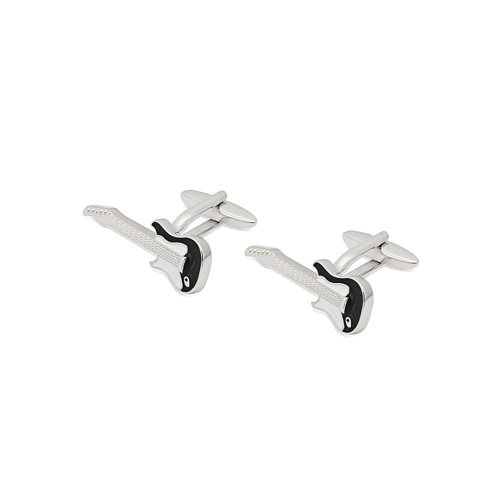 Shaze Levi Silver Cufflinks
