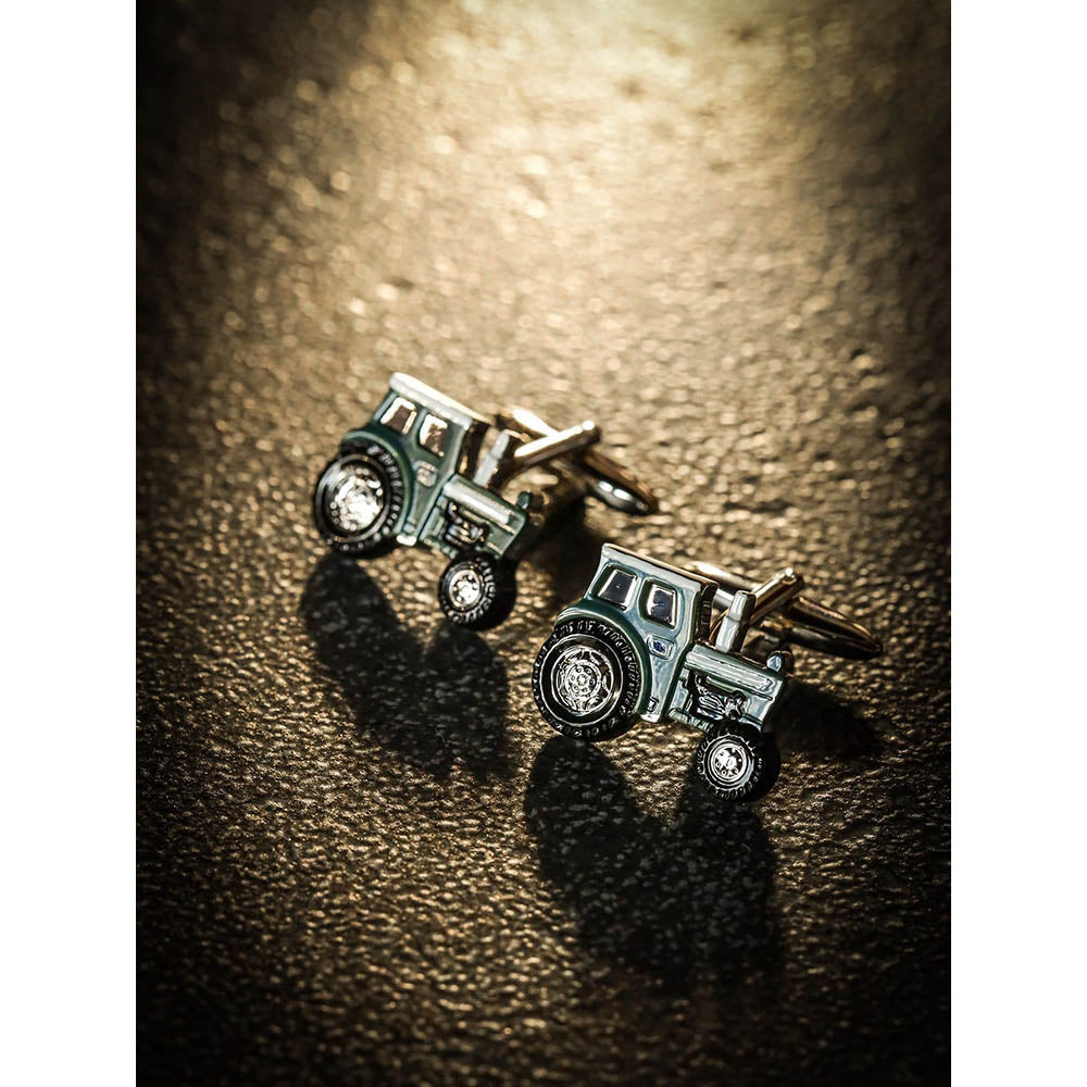 Shaze Trailblazer Green Cufflinks