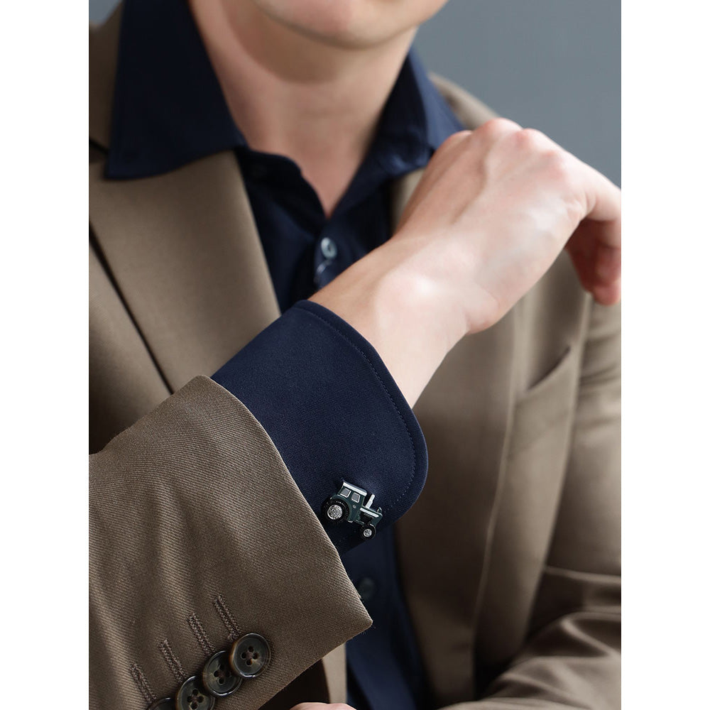 Shaze Trailblazer Green Cufflinks