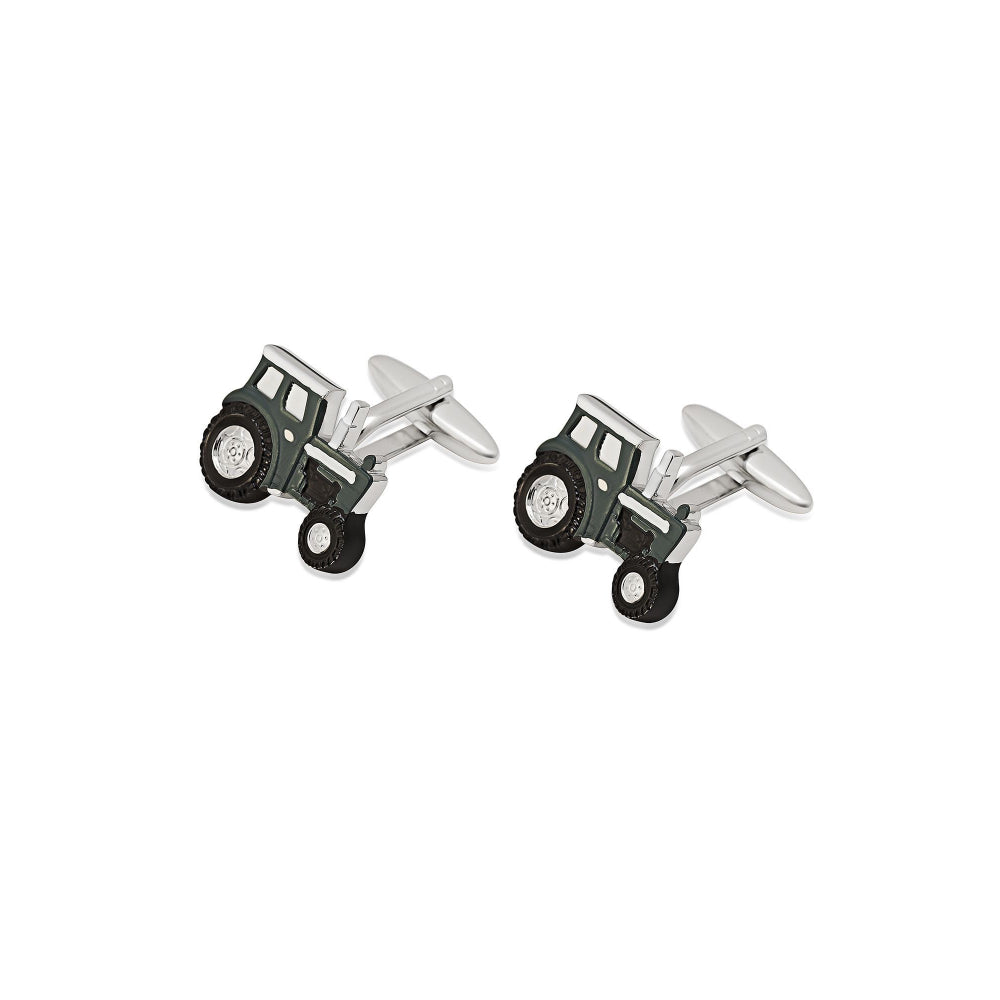 Shaze Trailblazer Green Cufflinks