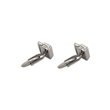 Shaze Boombox Silver Cufflinks