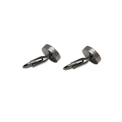 Shaze Tracks Silver Cufflinks