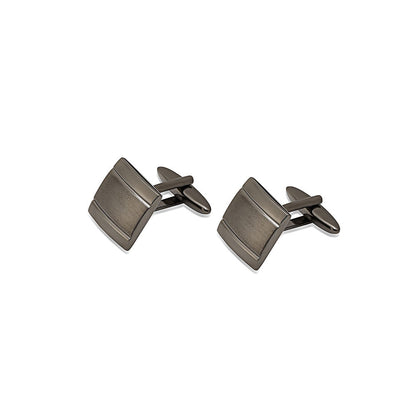 Shaze Chrome Silver Cufflinks