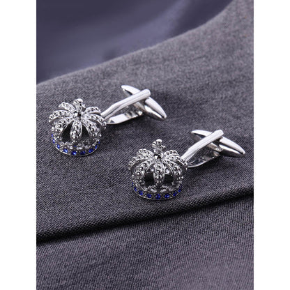 Shaze Coronation Silver Cufflinks