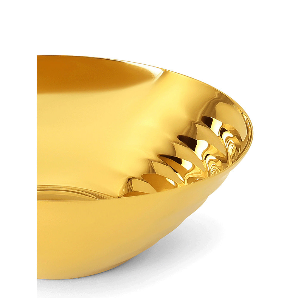 Shaze Lotus Bowl Gold