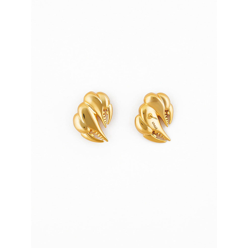 Shaze Ocean's Crown Stud Earrings