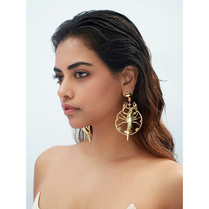 Shaze Ocean's Oracle Drop Earrings