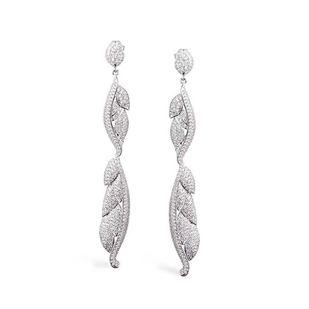 Shaze Long Pyramid Earring