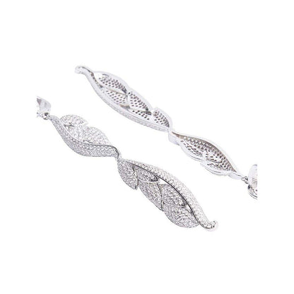 Shaze Long Pyramid Earring