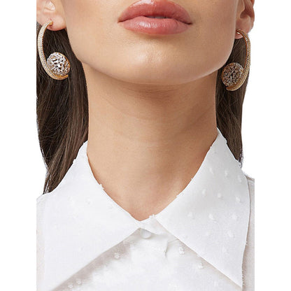 Shaze Carry Ball Drop Earring