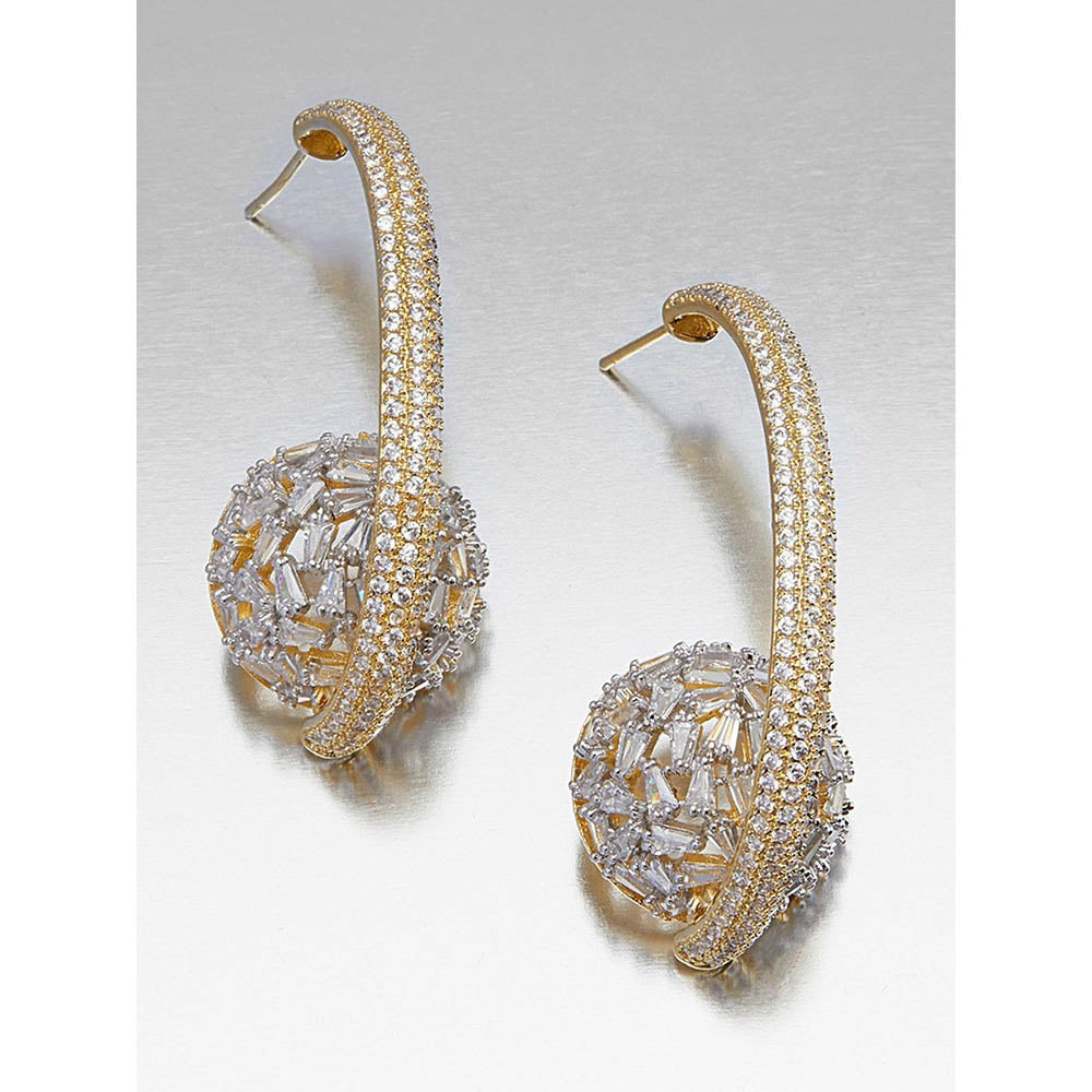 Shaze Carry Ball Drop Earring