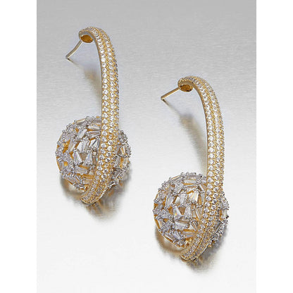 Shaze Carry Ball Drop Earring