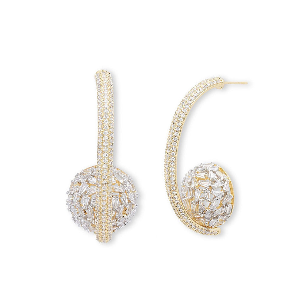 Shaze Carry Ball Drop Earring