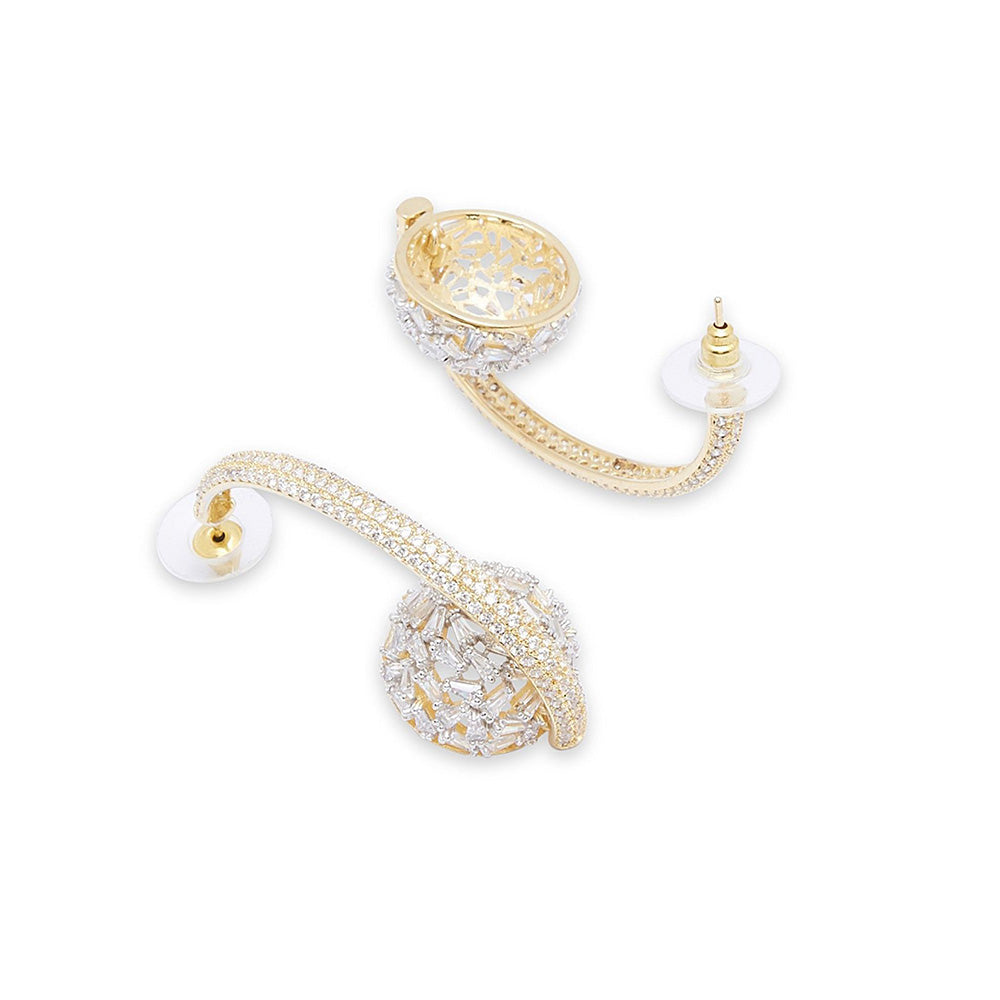 Shaze Carry Ball Drop Earring