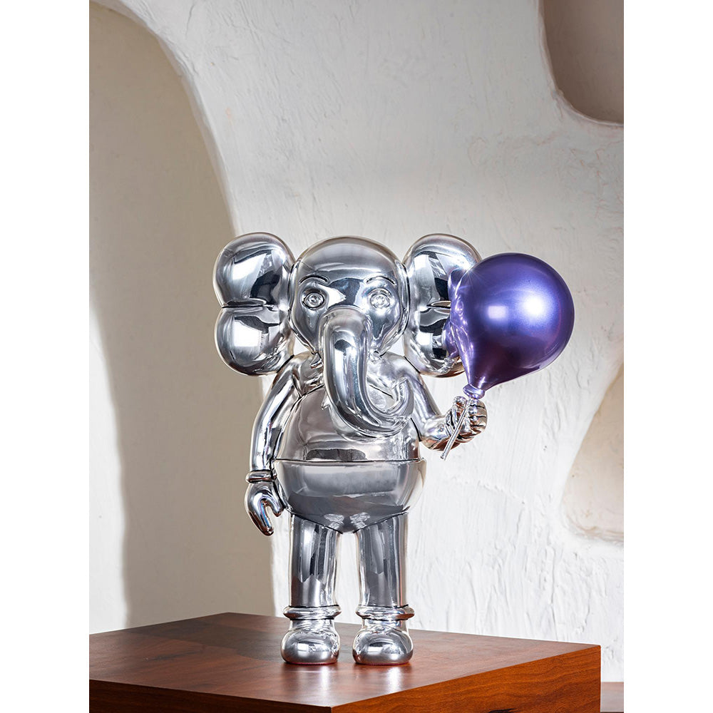 Shaze Silver Mauve Majesty Figurine