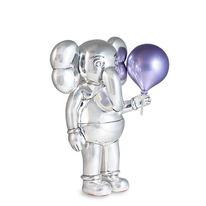 Shaze Silver Mauve Majesty Figurine