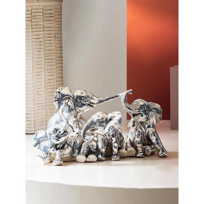 Shaze Silver Tusklets Figurine