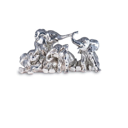 Shaze Silver Tusklets Figurine