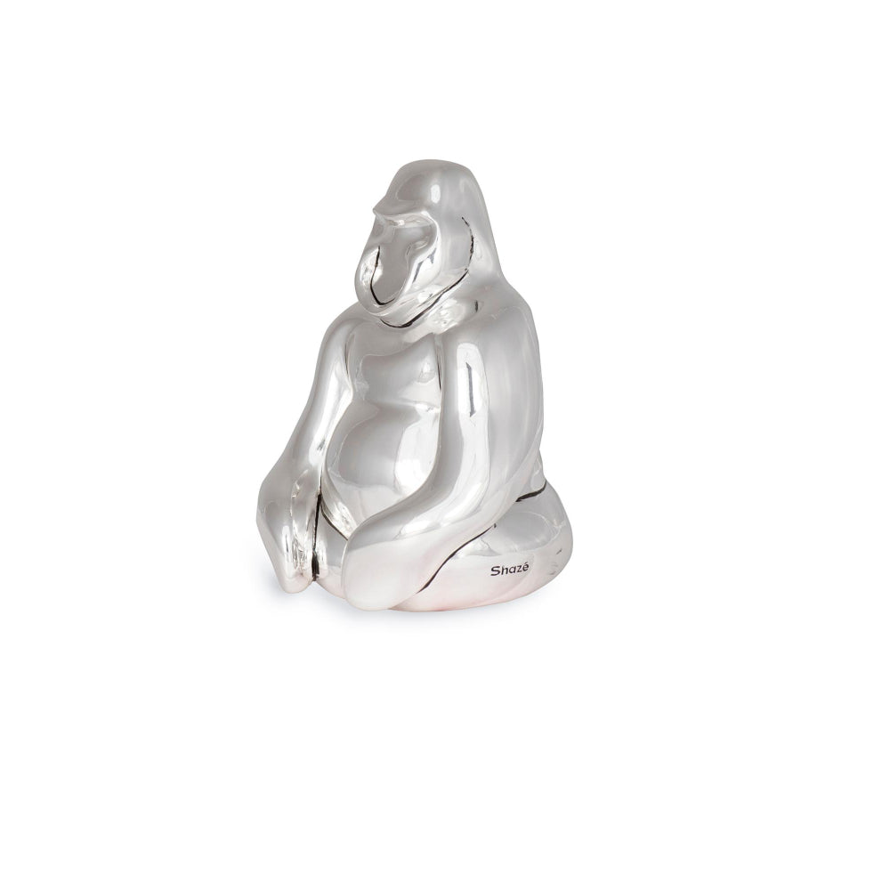 Shaze Silver Kong Figurine