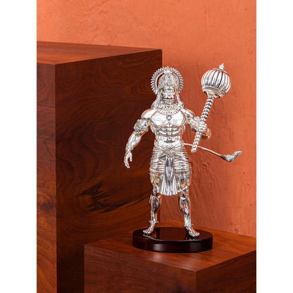 Shaze Silver Boundless Hanuman Figurine