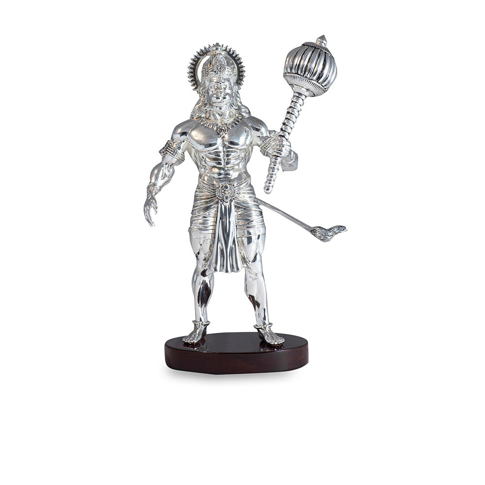 Shaze Silver Boundless Hanuman Figurine