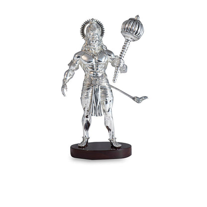 Shaze Silver Boundless Hanuman Figurine