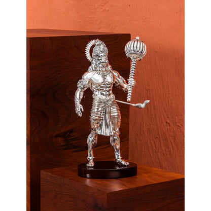 Shaze Silver Boundless Hanuman Figurine