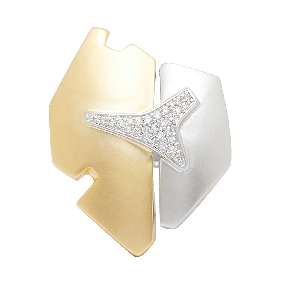 Shaze Centre Cut Ring For Women