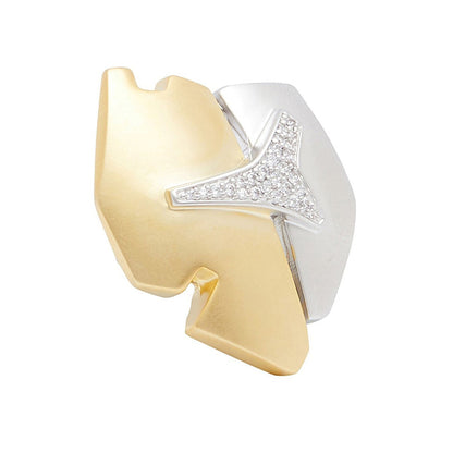 Shaze Centre Cut Ring For Women