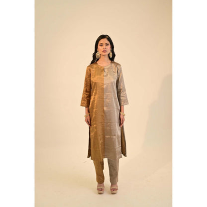 Sheela Suthar Multi-Colour Signature Zari Kurta with Pant (Set of 2)