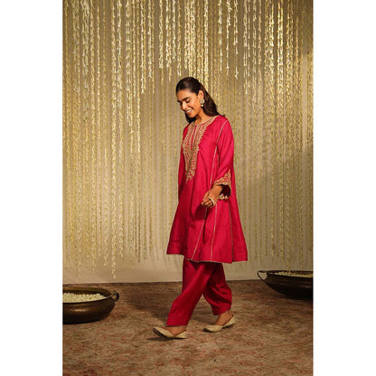 Sheetal Batra Meher Kurta & Salwar-Pink (Set of 2)