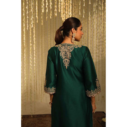 Sheetal Batra Amara Kurta & Dhoti-Green (Set of 2)