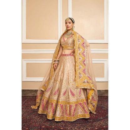 Sheetal Batra Multicolour Lehenga With Blouse And Dupatta (Set of 3)